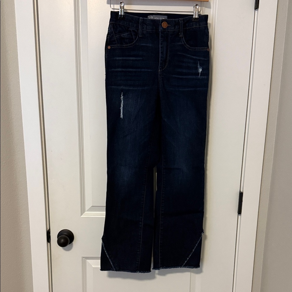Wit & Wisdom Dark Indigo Flare Stretch Jeans
